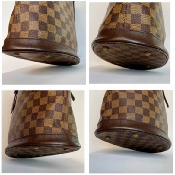Authentic Louis Vuitton Damier Marais Bucket Bag with Accessory Pouch, Gorgeous! - Picture 7 of 16